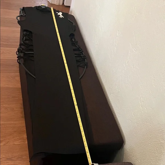 (0339) *WHT Horse Art & Elegant Black Sleeveless Dress. 2026 Fire Horse Year. - Picture 3 of 8